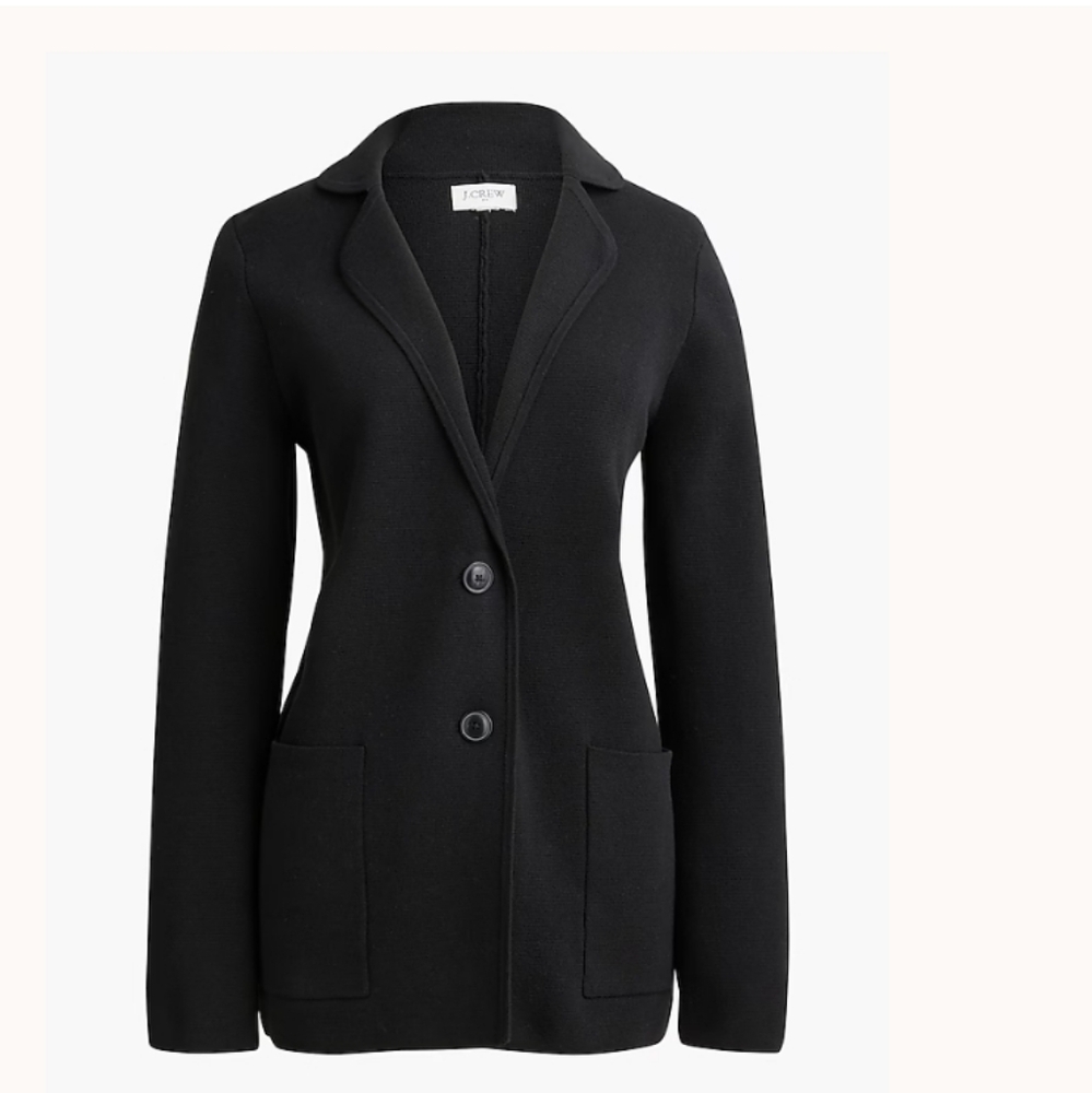 J. Crew Women's Elegant Black Suit Jacket